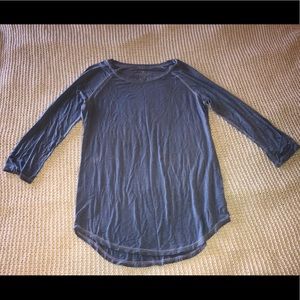 American Eagle Baby Blue Long Sleeve Soft & Sexy